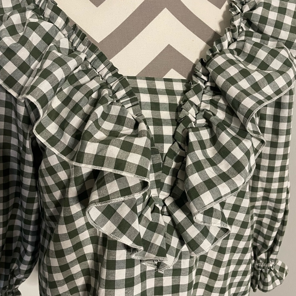 ASOS gingham top. 4. - Picture 3 of 6